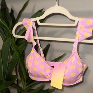 STONEY CLOVER LN. x TARGET pink heart swimsuit top